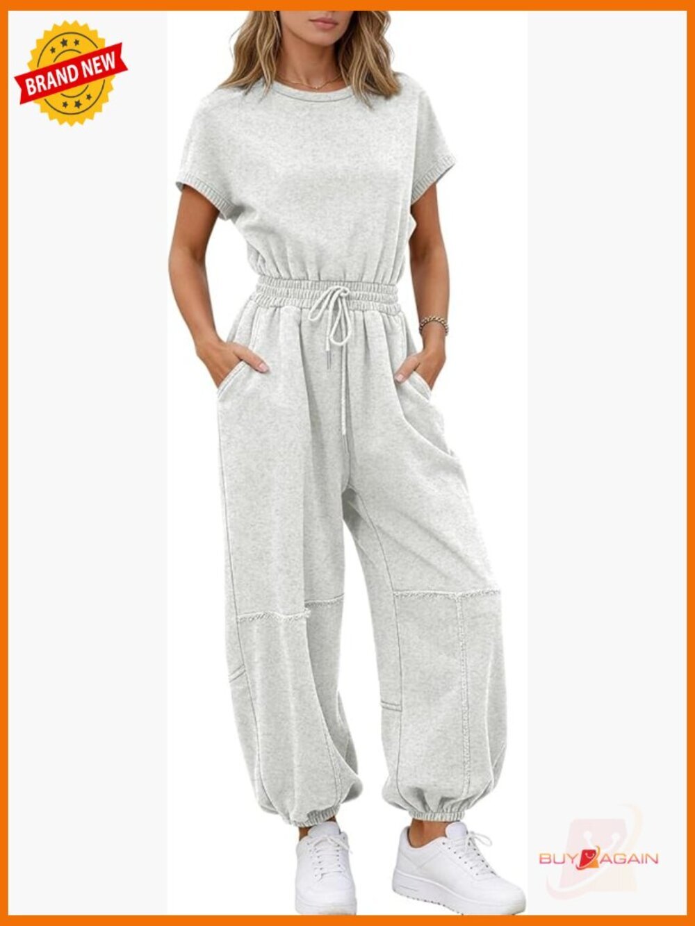 Wide Leg Jumpsuit Romper with Pockets for Women Casual